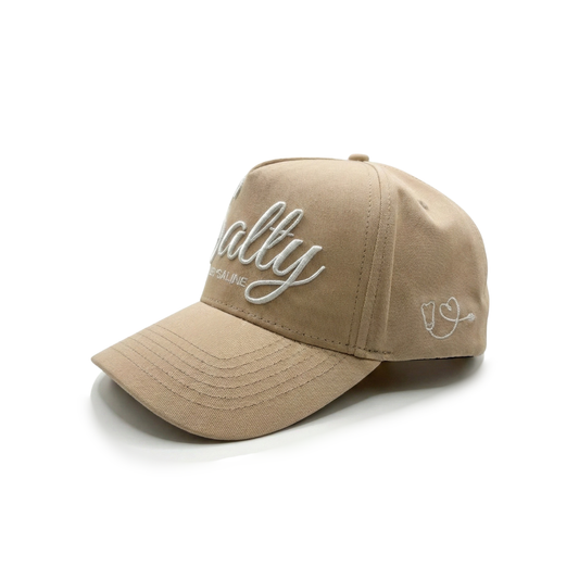 Tan Hat 'Salty Like Normal Saline' with Stethoscope - Best Gift for Nurses